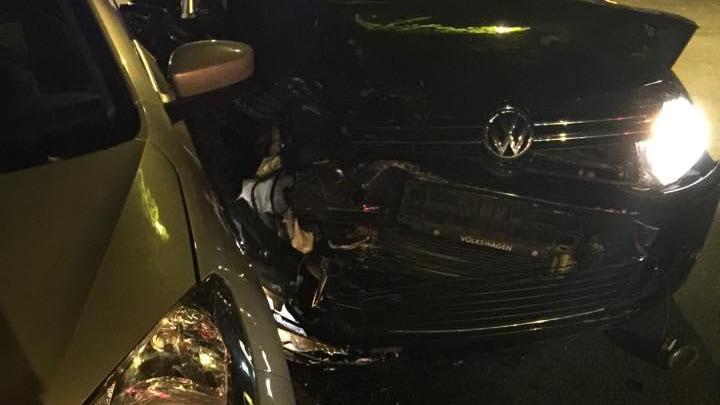 L'incidente accaduto sul viale Montegrappa (foto Manuel Bonura)