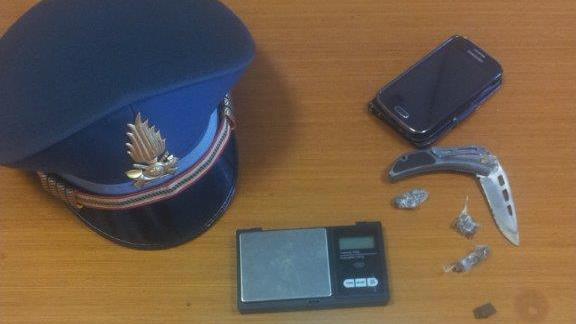 La droga sequestrata dalla Finanza