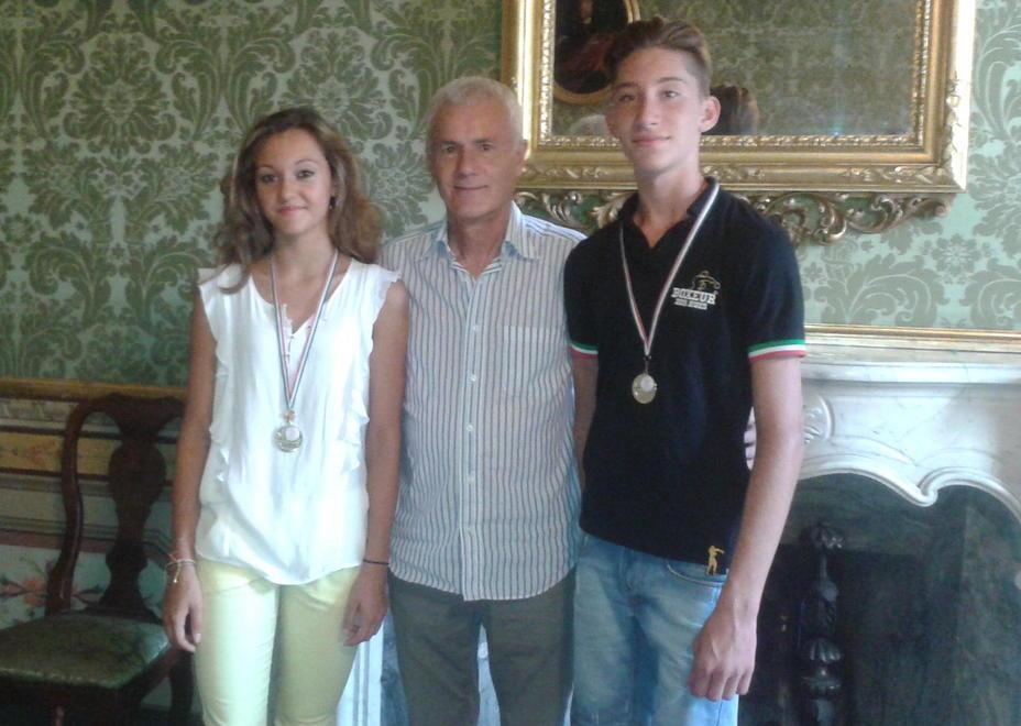 Giulia e Matteo campioni italiani 
