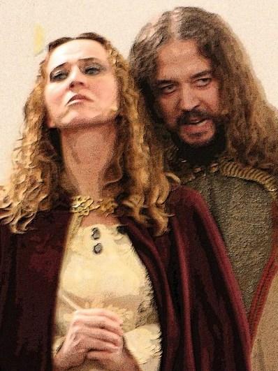 Matilde ed Enrico in replica al castello 