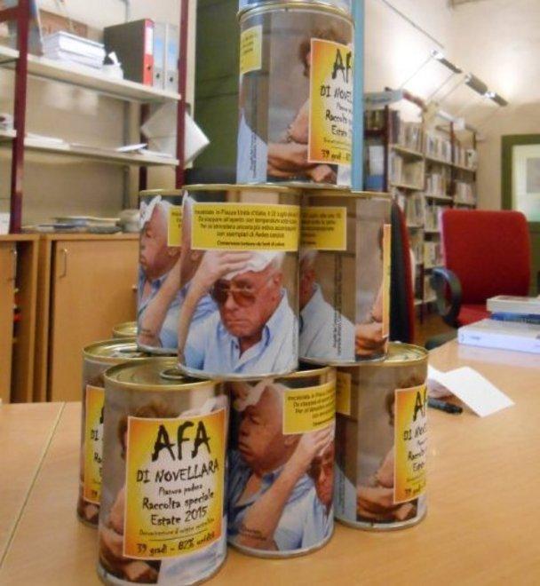Ecco le lattine con l’afa di Novellara in vendita a 2,5 euro