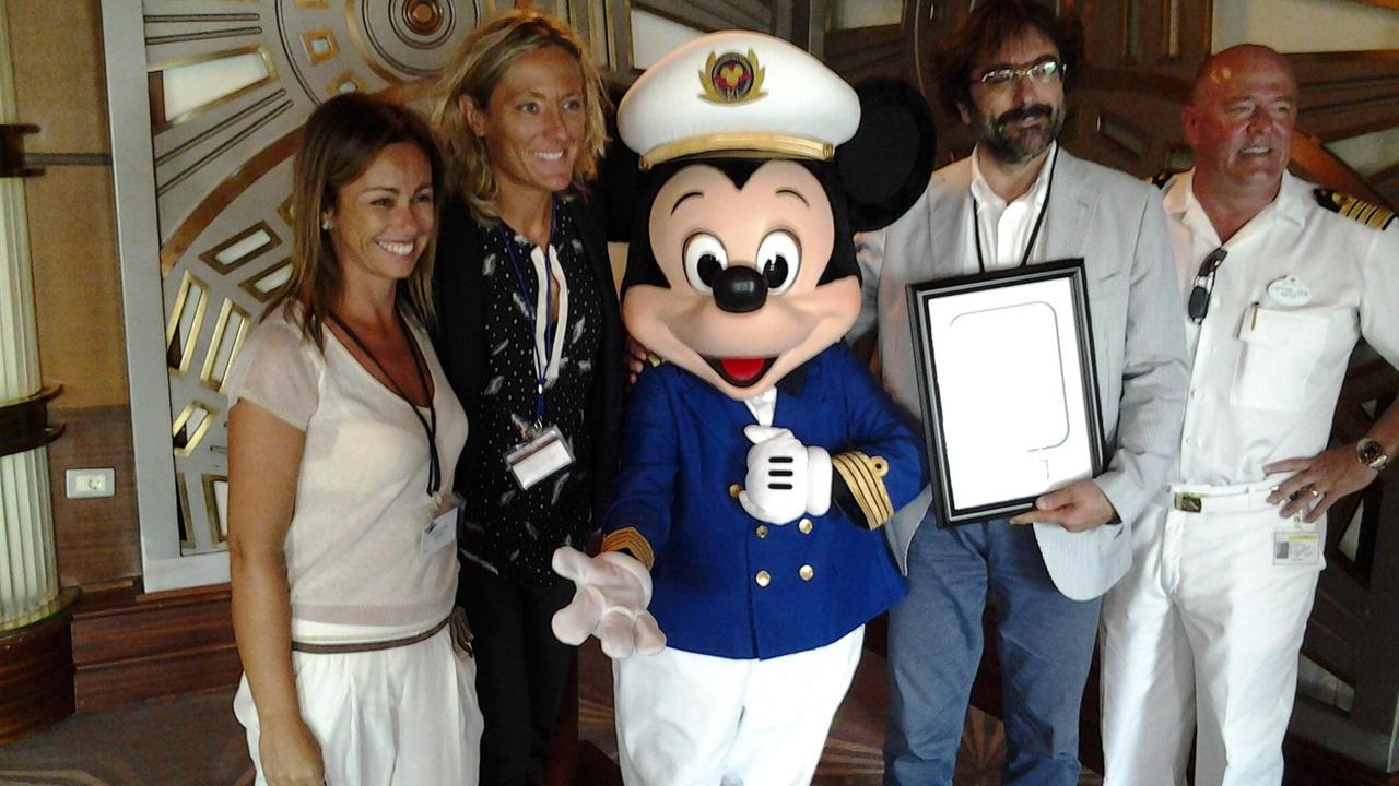 Il gigante galleggiante firmato Disney fa scalo a Livorno