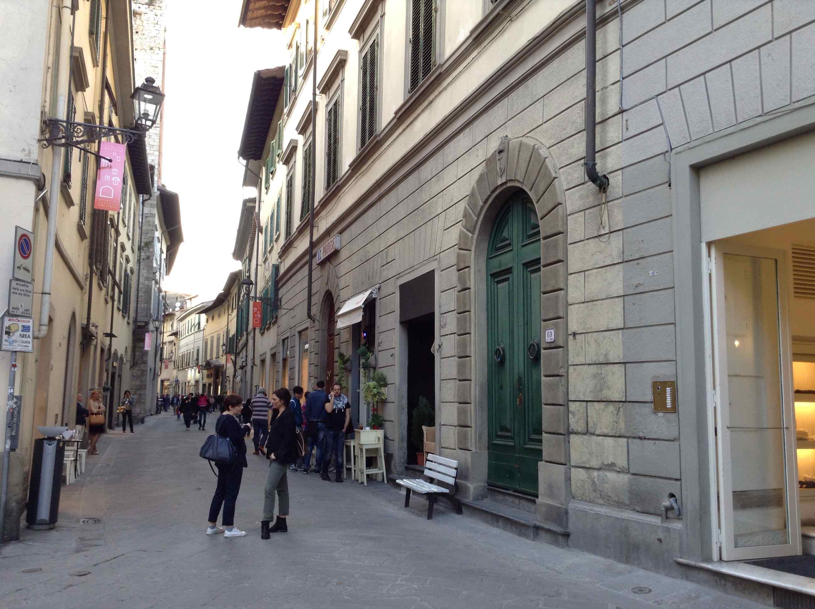 Uno scorcio di via Garibaldi
