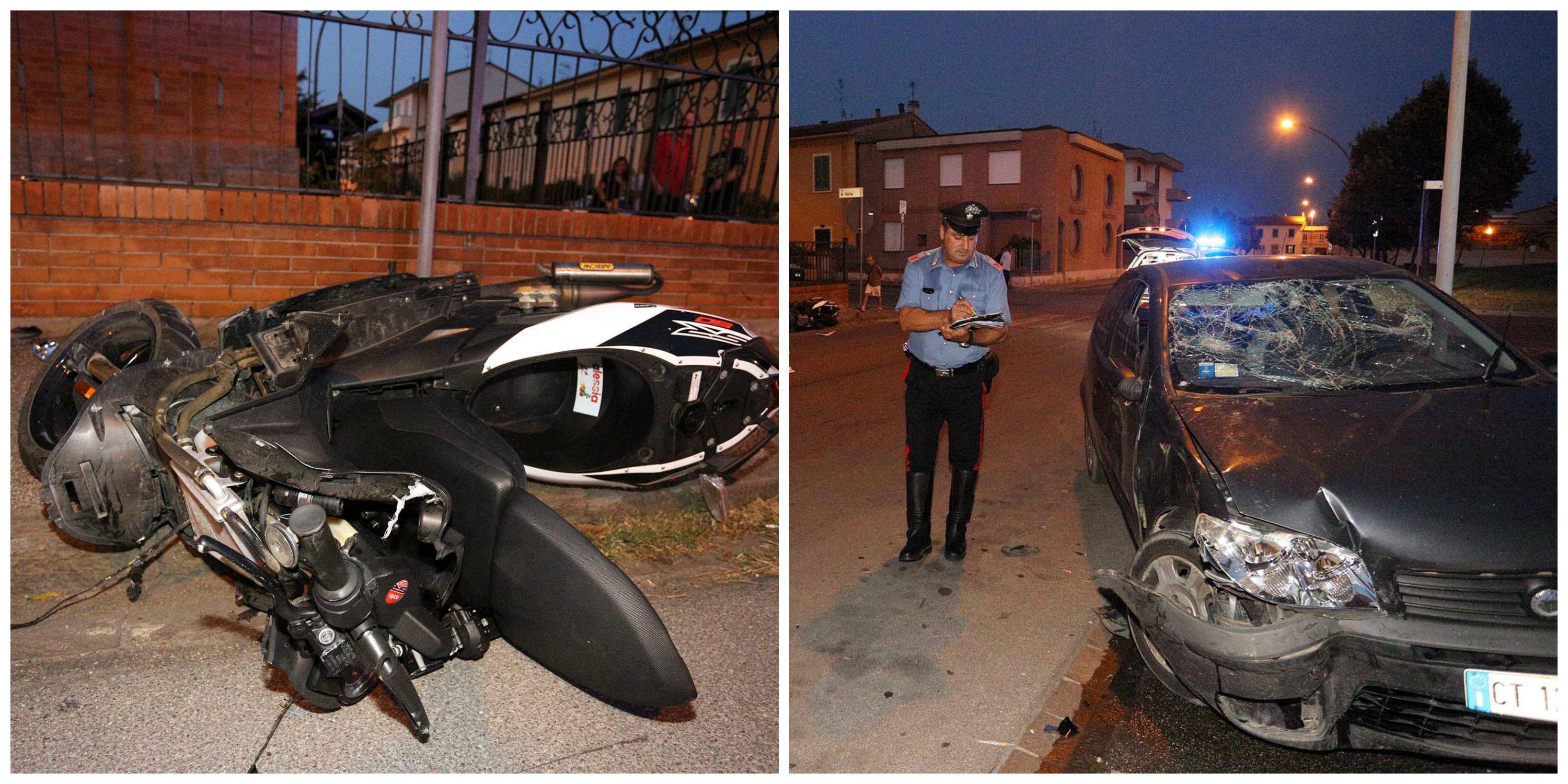 I rilievi di polizia e carabinieri (Foto Agenzia Carlo Sestini)