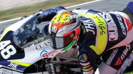 Il giovanissimo Dalla Porta in pista a Brno per il Motomondiale