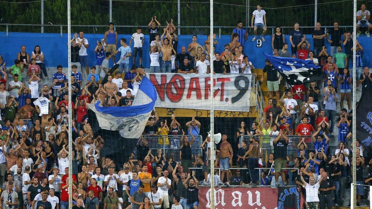 La Curva Nord dell'Arena