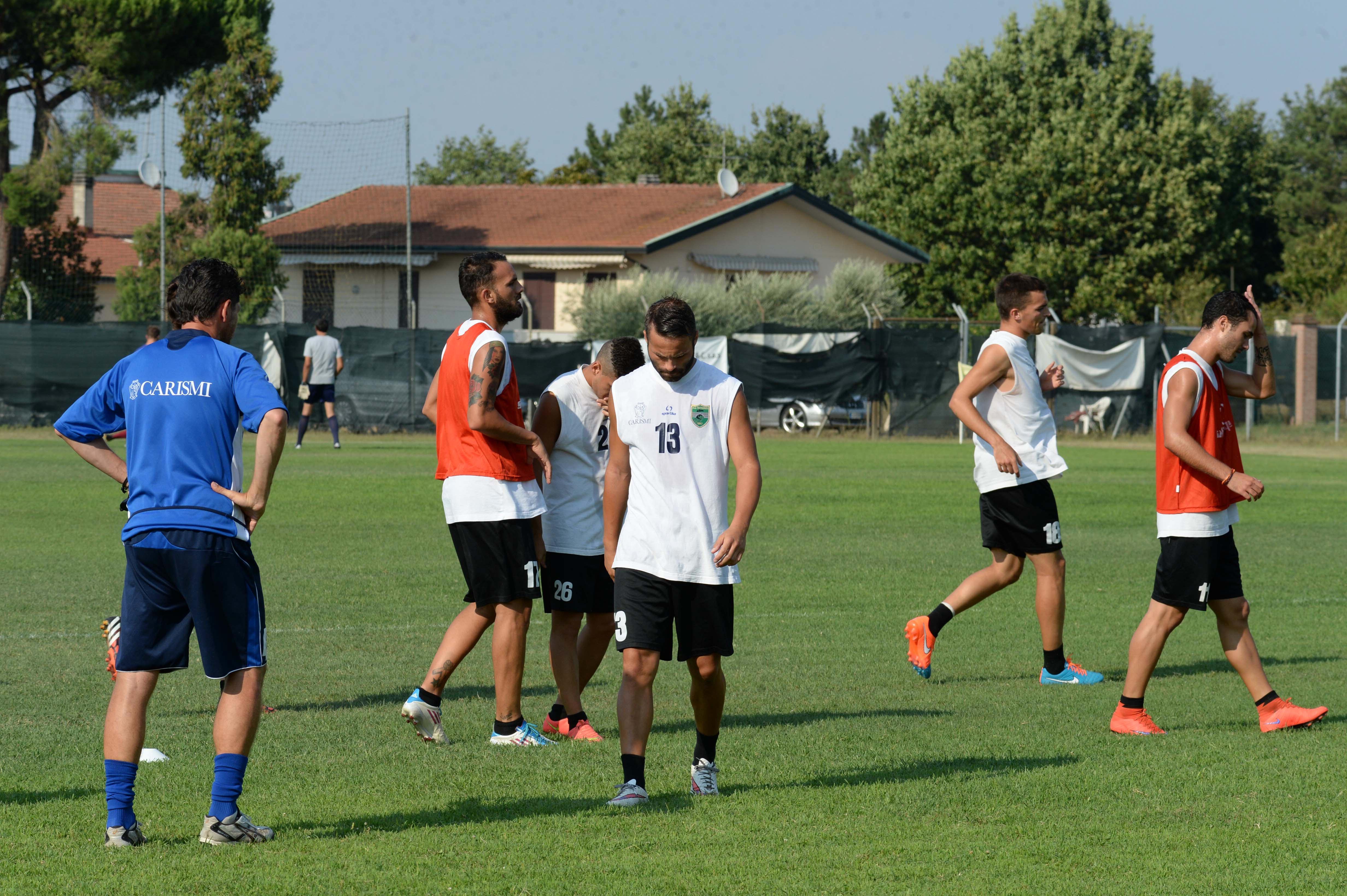 Il Tuttocuoio al lavoro nel raduno precampionato