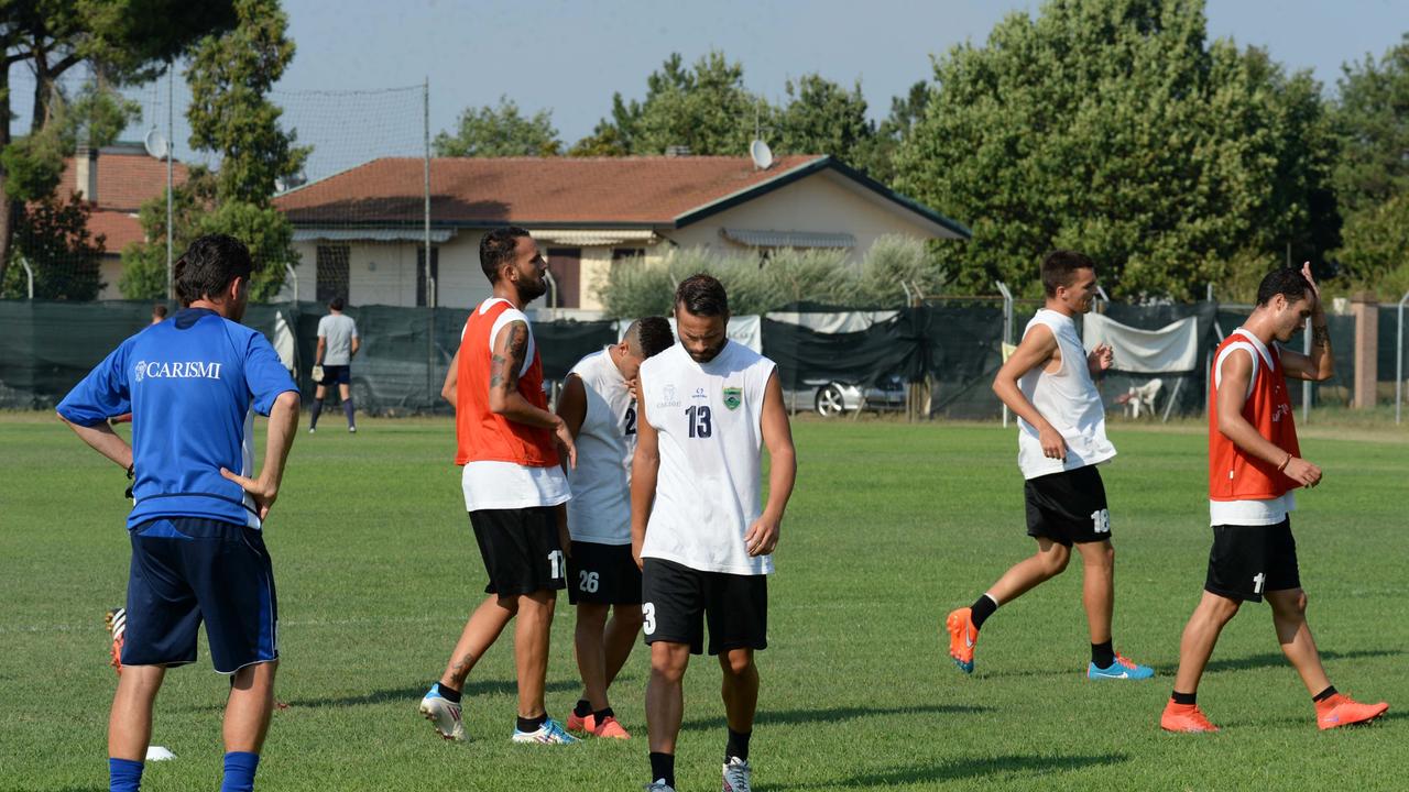 Il Tuttocuoio al lavoro nel raduno precampionato
