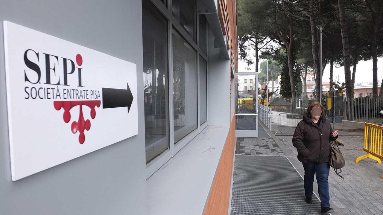 Gli uffici della Sepi, società incaricata della riscossione dei tributi