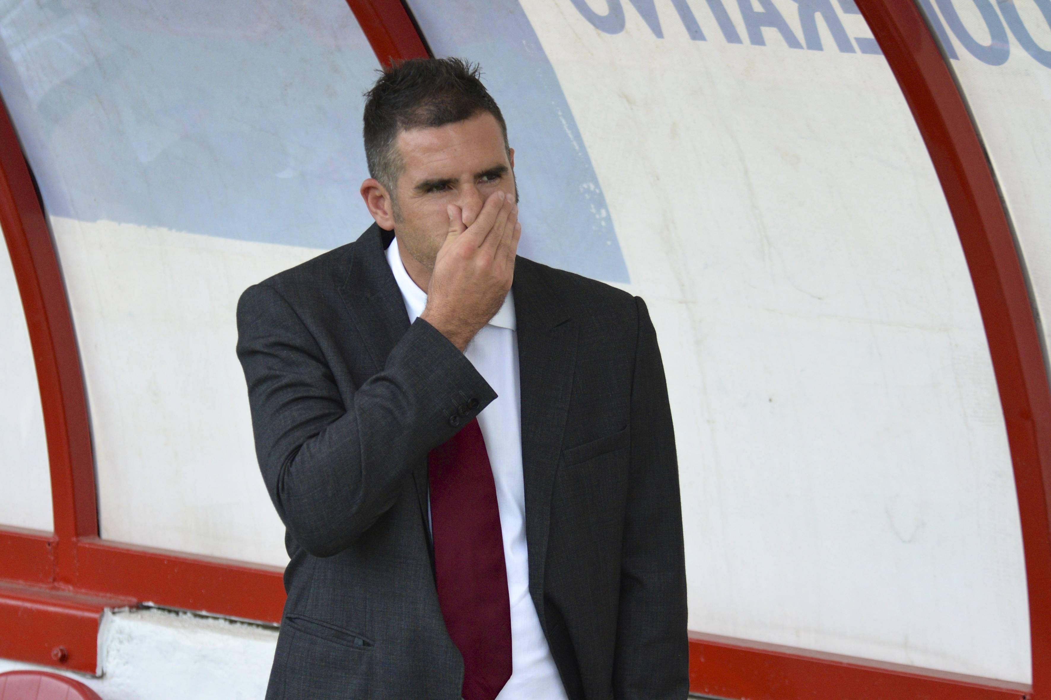 Cristiano Lucarelli, allenatore del Tuttocuoio