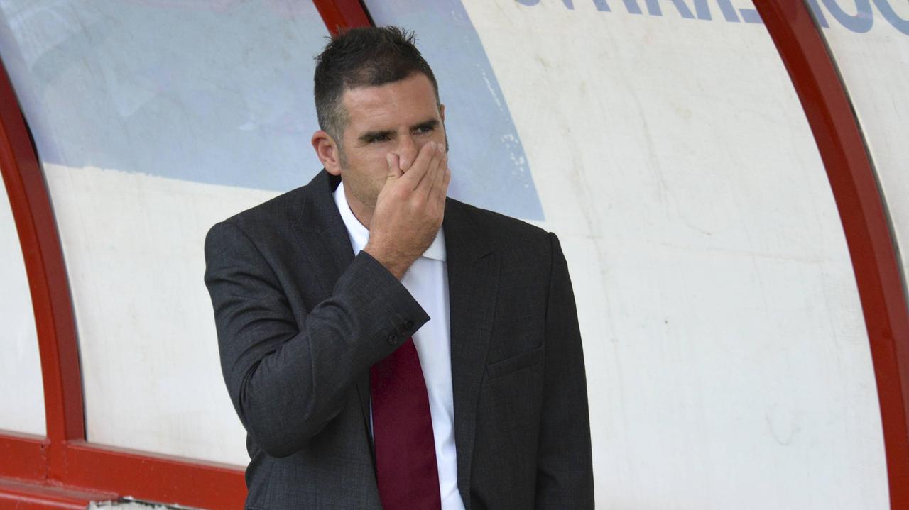 Cristiano Lucarelli, allenatore del Tuttocuoio
