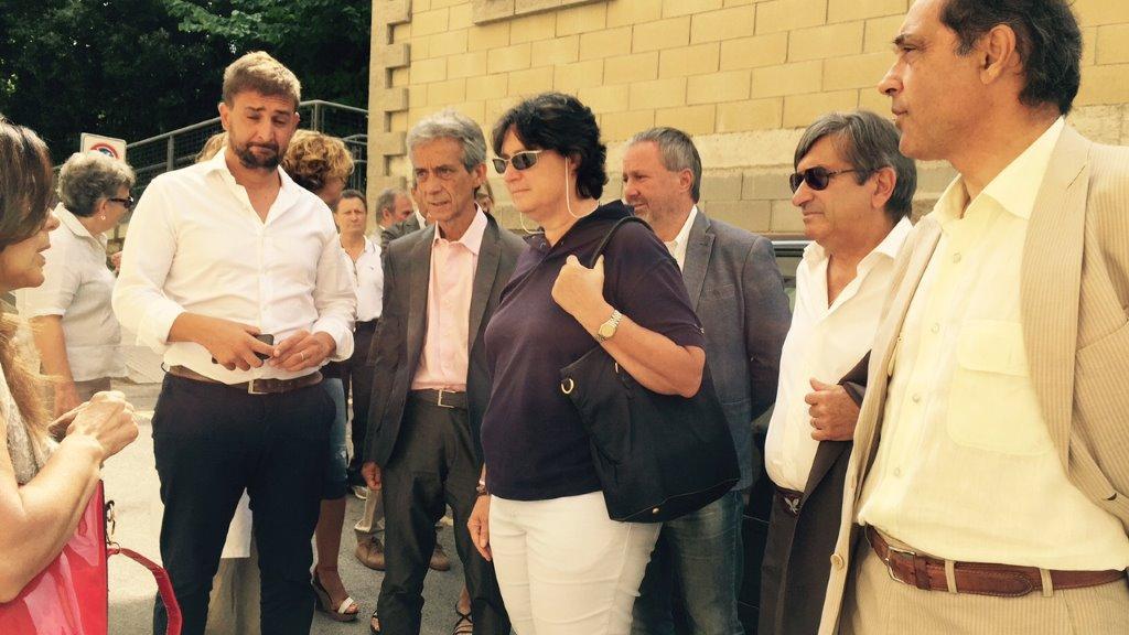 L'assessore regionale Stefania Saccardi in visita a Castel del Piano