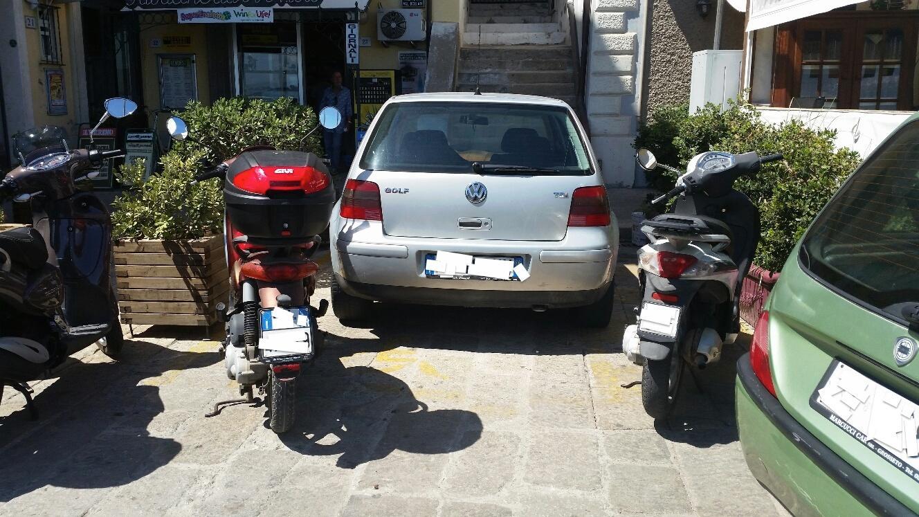 Posti per disabili occupati