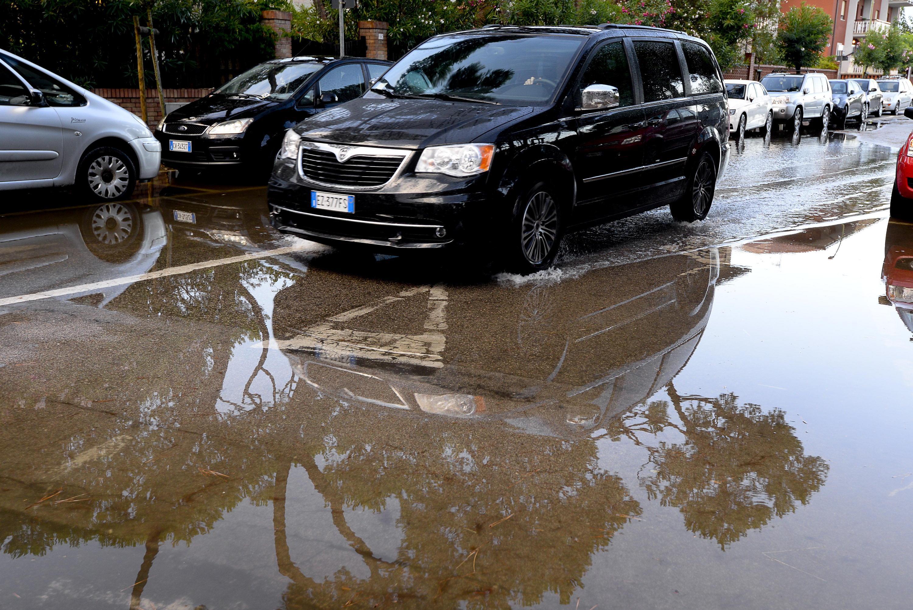 Allagamenti a Marina (foto Bf)