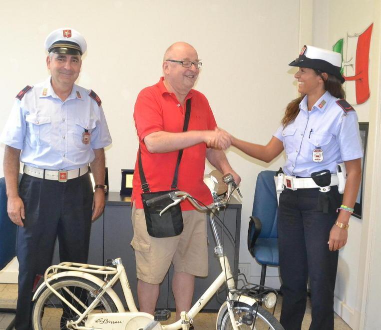 Lazzeretti riavrà la sua bicicletta