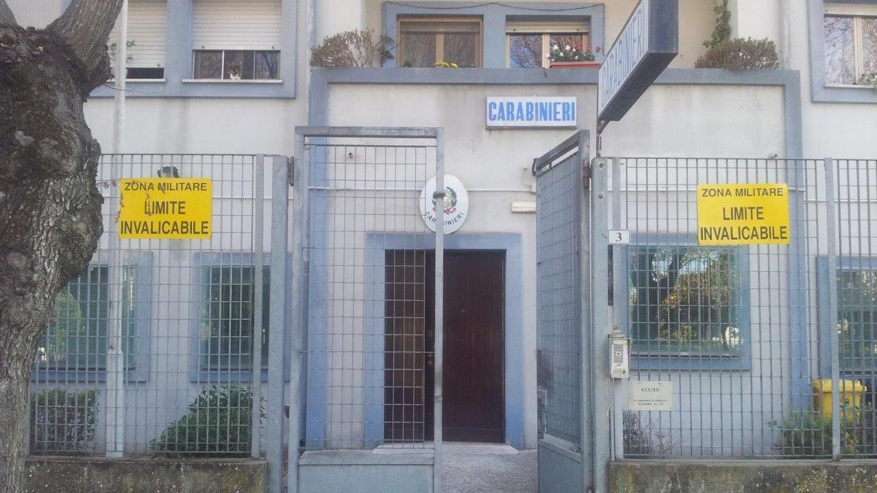 La stazione dei carabinieri di Nuragus