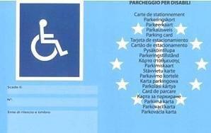 Contrassegno europeo per le auto dei disabili