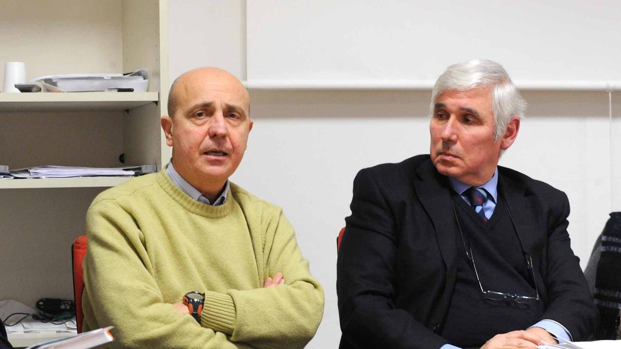 A sinistra Piero Paolini, direttore del dipartimento di emergenza-urgenza del 118