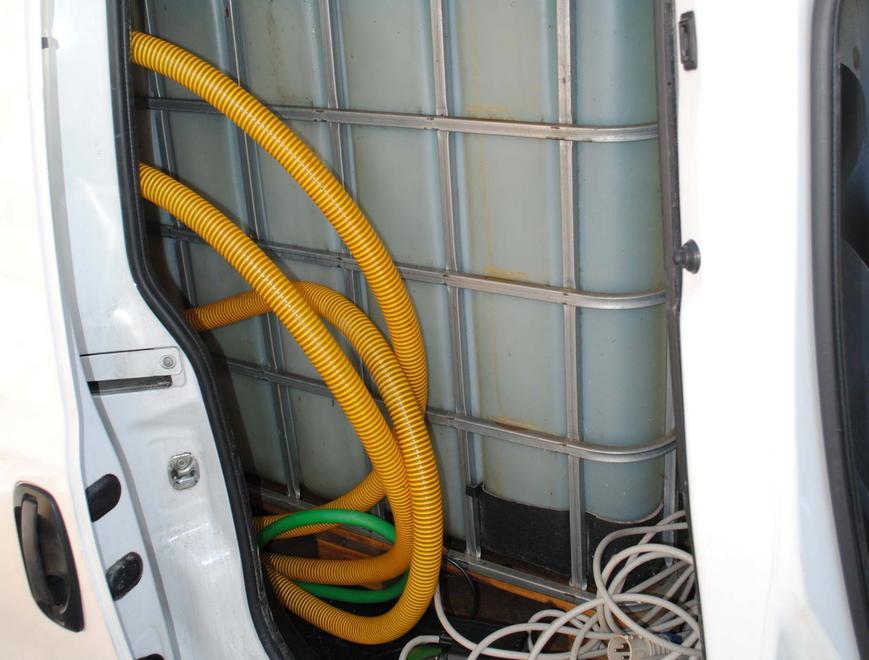 Sul furgone rubato al panettiere trovata una cisterna di gasolio 