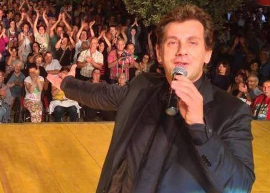 Il presentatore Giuliano Marongiu