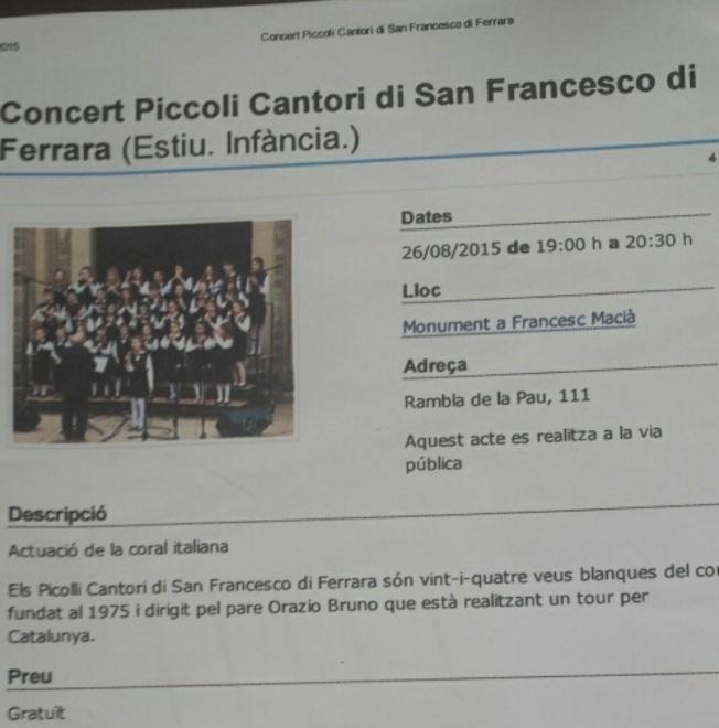 Parte la tournée in Spagna dei Piccoli Cantori ferraresi