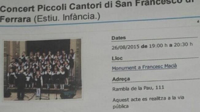 Parte la tournée in Spagna dei Piccoli Cantori ferraresi