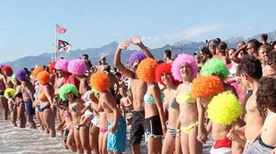 Il tuffo dell'analoga iniziativa dello scorso anno