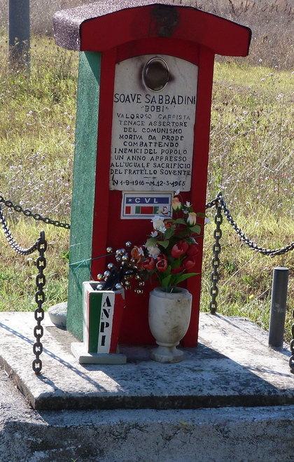 Oltraggio al cippo di Sabbadini 