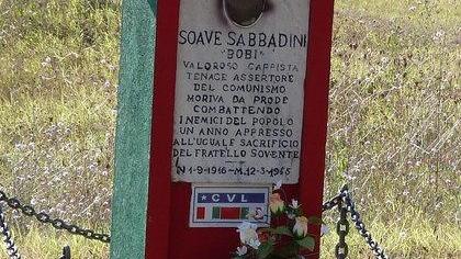 Oltraggio al cippo di Sabbadini