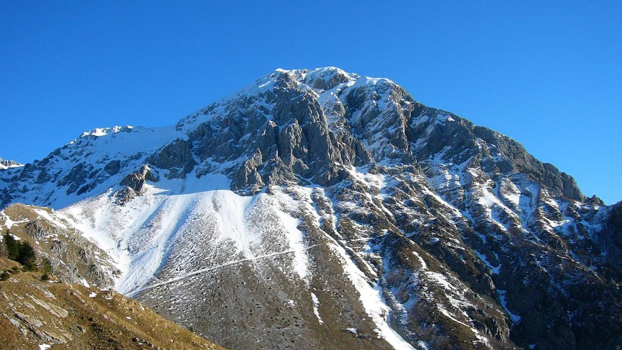 Una veduta del Monte Pania, sulle Alpi Apuane