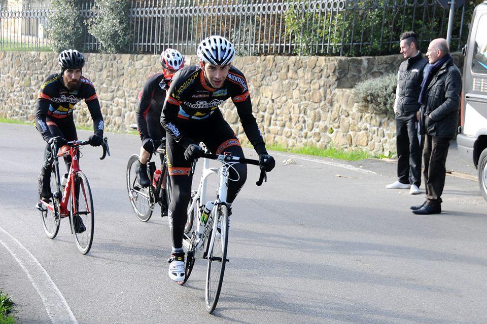 Luca Castagnoli durante un allenamento