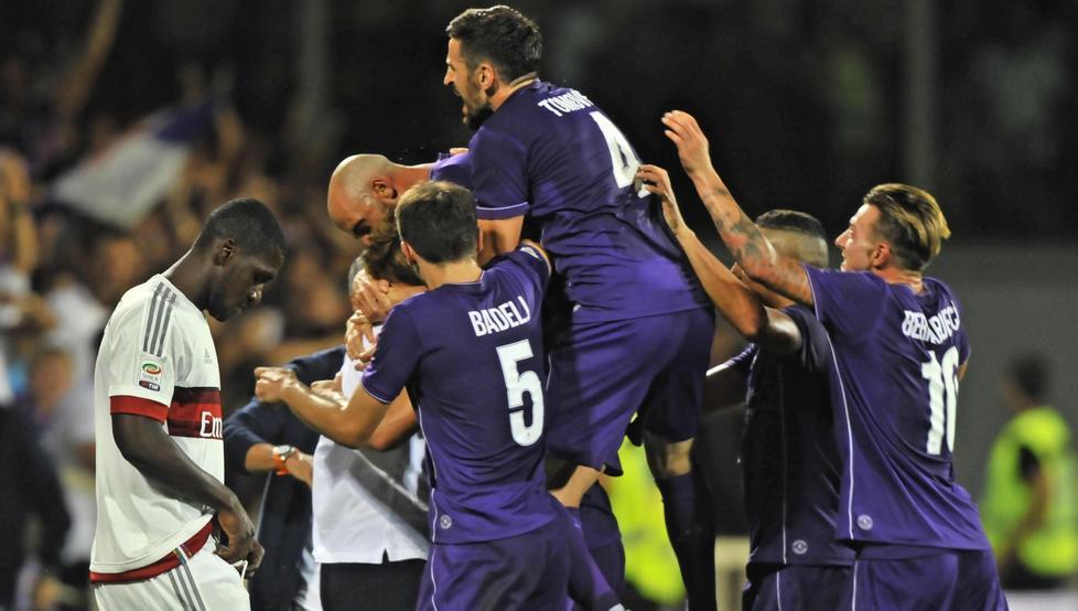 Uno-due della Fiorentina, Milan ko 