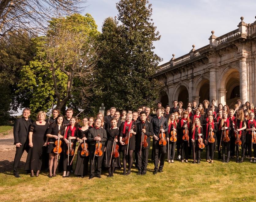 L'orchestra MaBerliner al completo