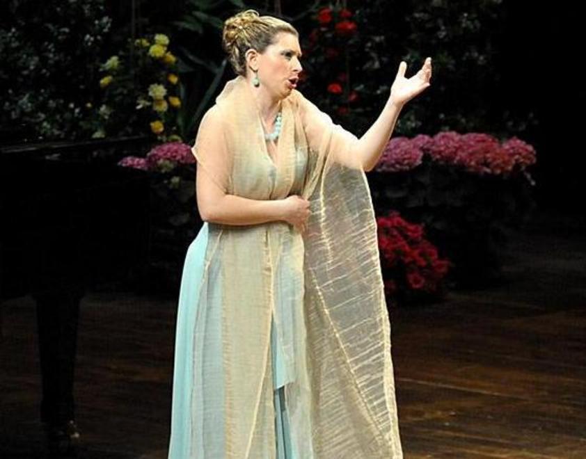 La soprano Silvia Pantani in una delle sue interpretazioni