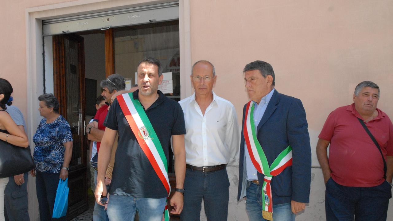 Un momento della protesta
