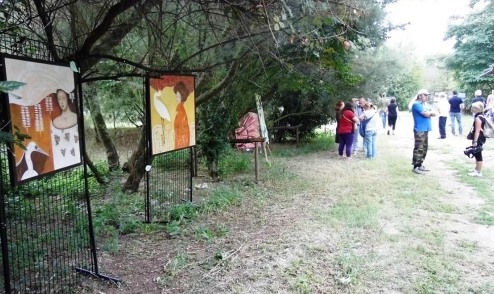 Tra i sentieri della Garzaia si scopre l’arte