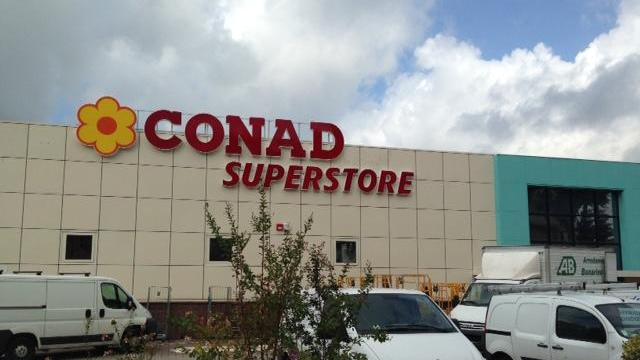 Il supermercato Conad di viale Adua