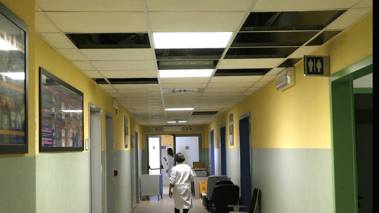 Uno dei locali dell'ospedale