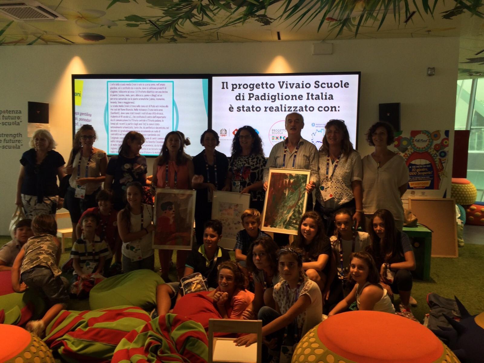 Studenti e prof della Pier Cironi ad Expo 2015