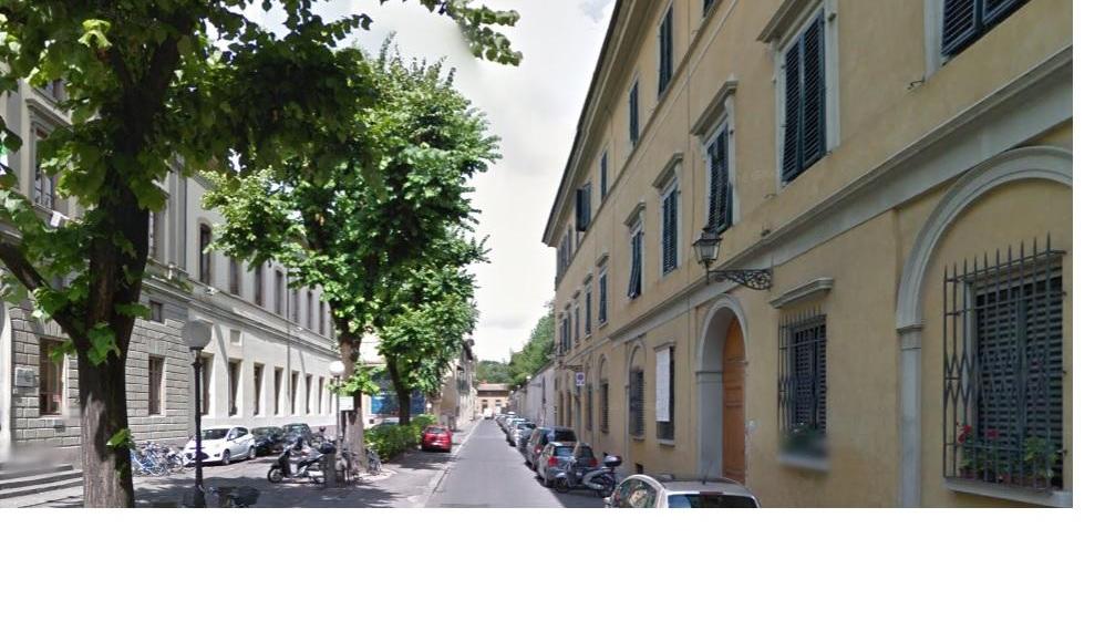 Uno scorcio di via Giusti a Firenze