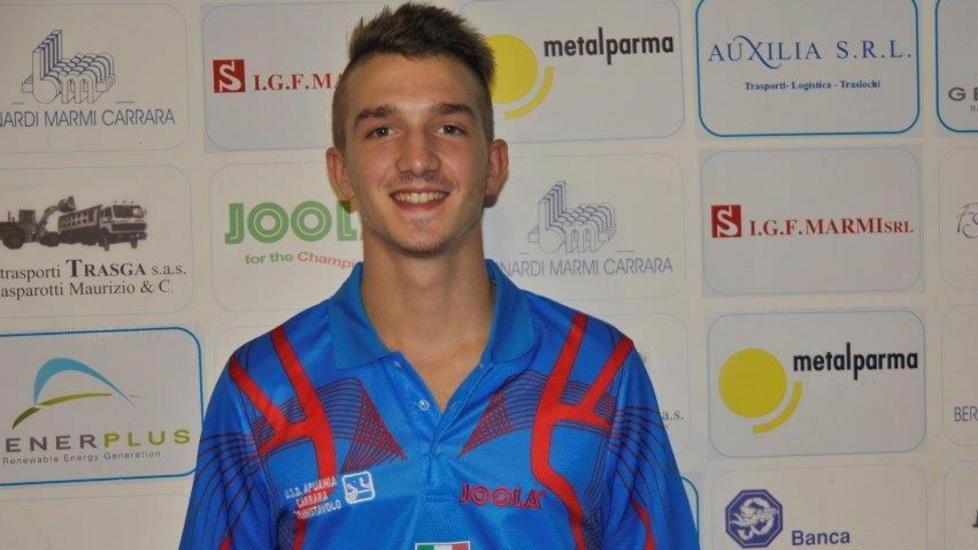 Tennistavolo, l’azzurro Baciocchi resta all’Apuania Carrara