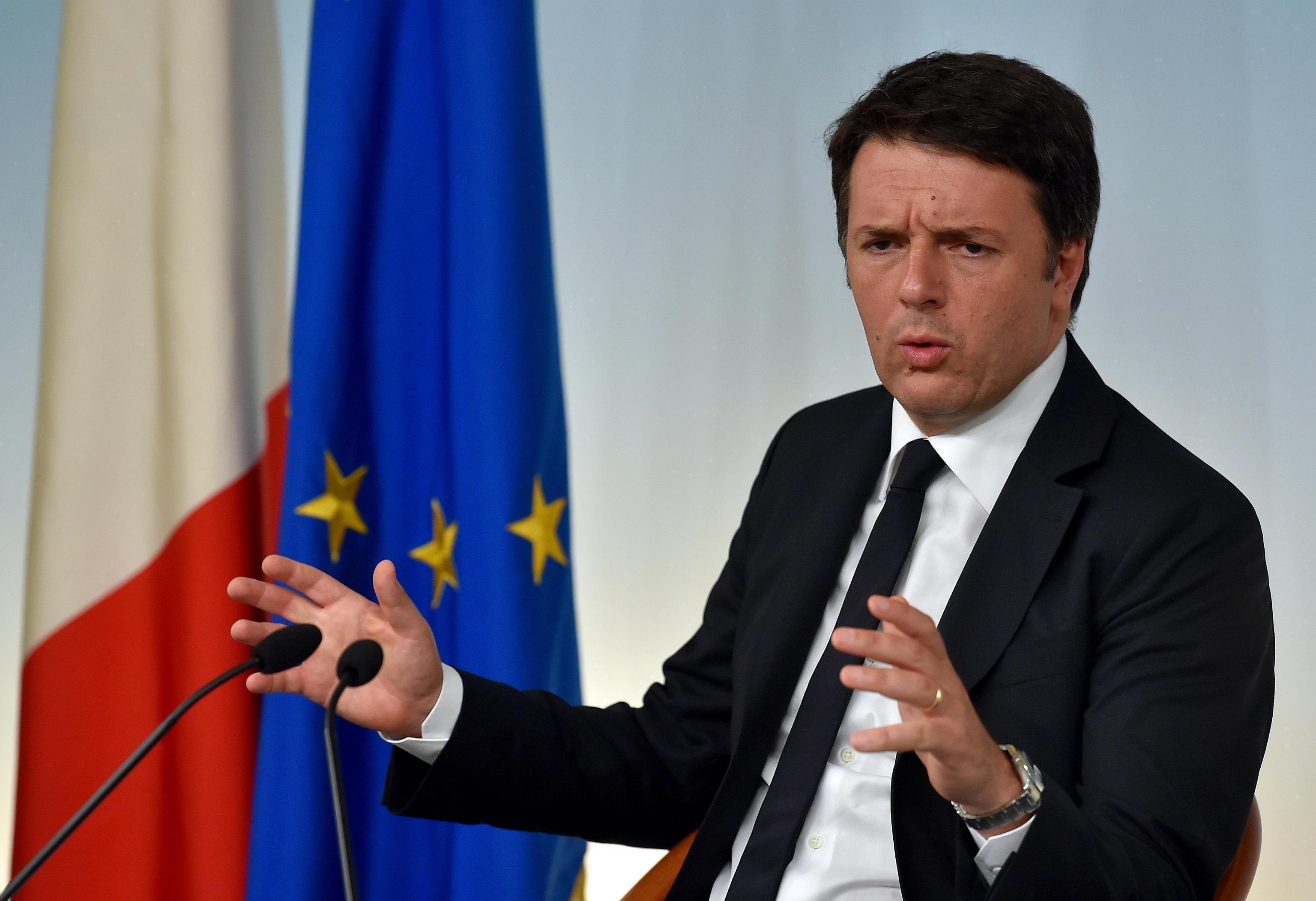Il premier Matteo Renzi