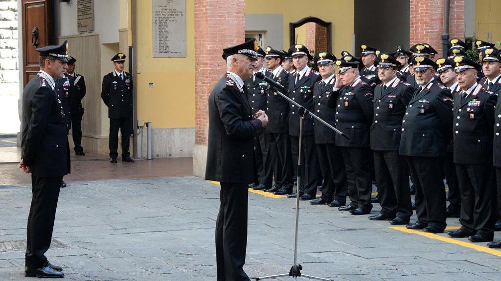 Il generale Del Sette in visita a Pisa