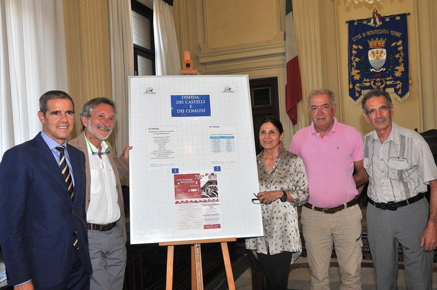 La presentazione degli appuntamenti in municipio (foto Rosellini)