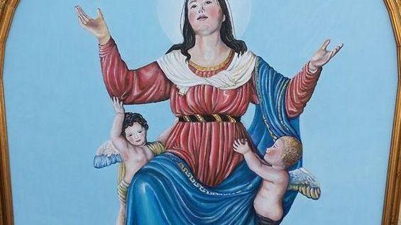 La Madonna in cielo della Gualmini