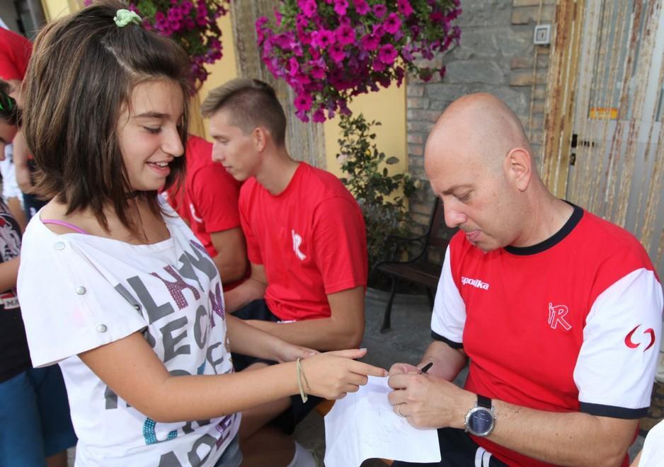 La Grissin Bon incontra in piazza i tifosi biancorossi dell’appennino