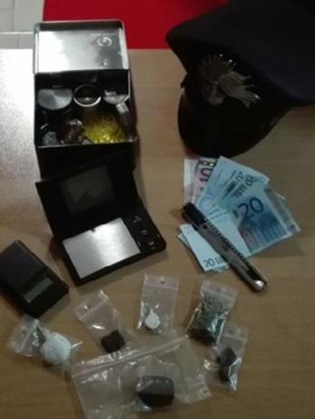 Un 23enne arrestato per spaccio di droga