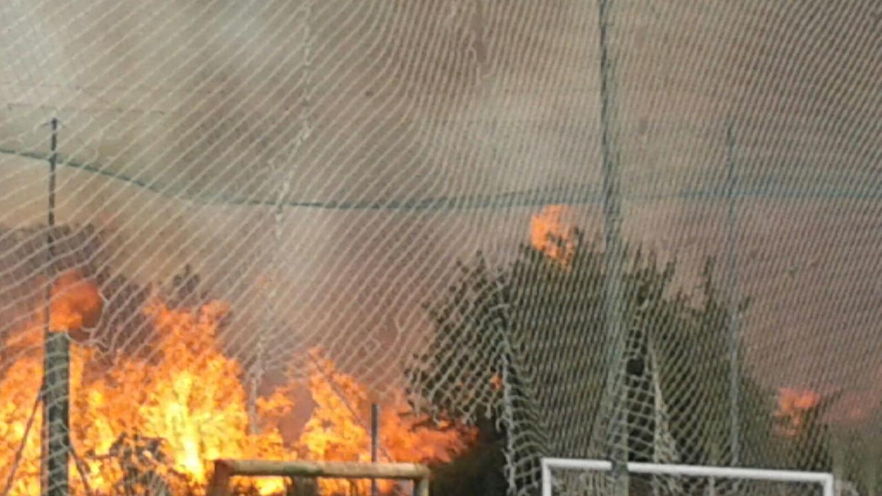 L'incendio scoppiato a Olmedo sabato 29 agosto