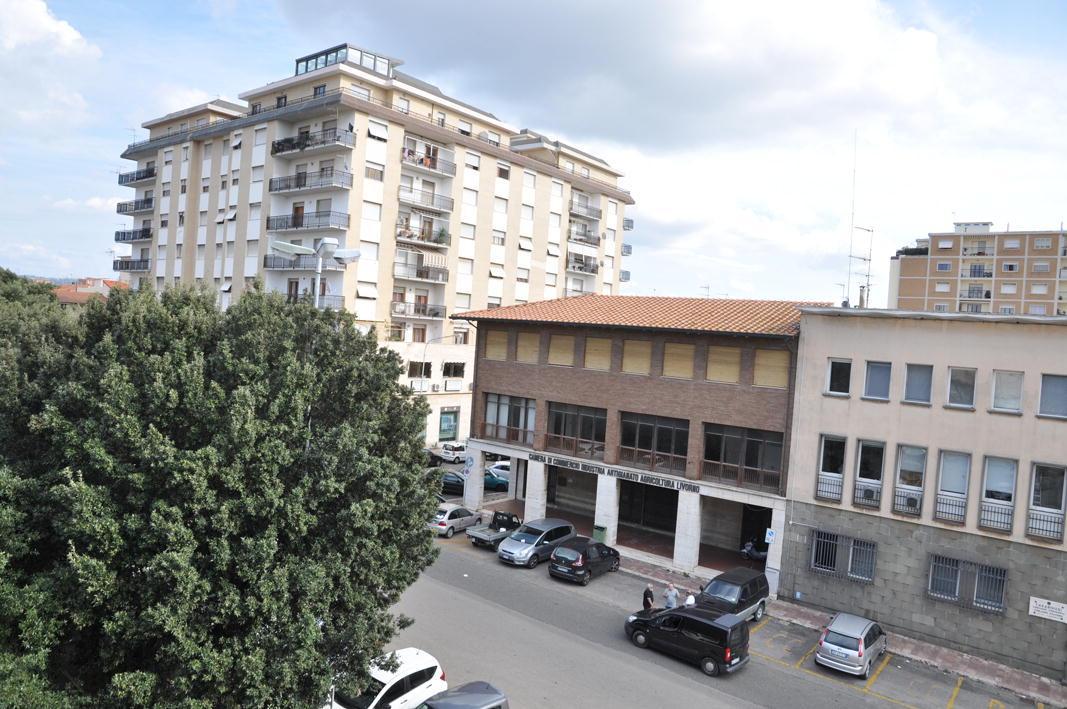 Una veduta di piazza della Libertà a Cecina
