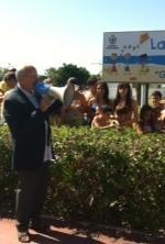 La spiaggia dei bimbi intitolata a Salvatori